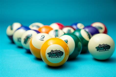 Custom Logo Billiard Balls | Custom Table Felt