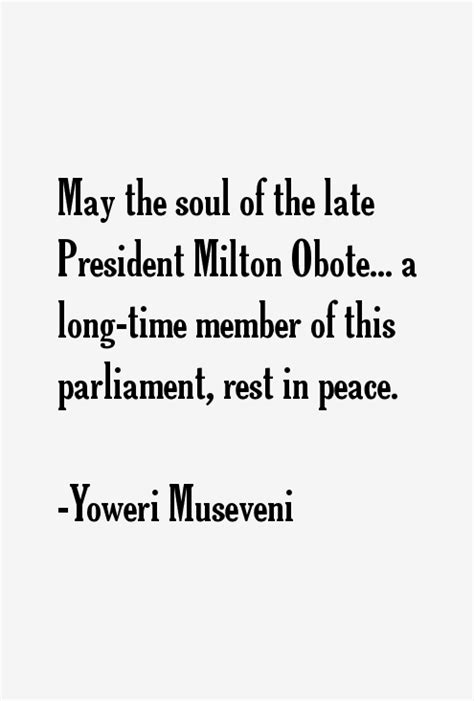 Yoweri Museveni Quotes & Sayings