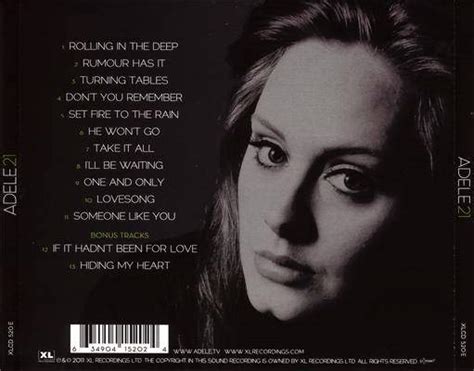 Adele 21 - Adele Song Lyrics