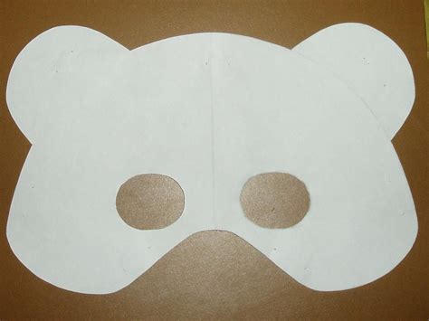 Teddy Bear Mask templates to print out | Bear mask, Teddy bear template, Bear mask template