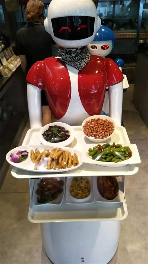 Smart Restaurant Robot Theme Waiter For Hotel - Buy Robot Hotel Waiter,Robot Waiter,Waiter Robot ...