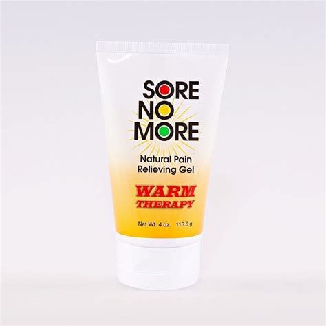 Original Warm Therapy Natural Pain Relieving Gel - 4 oz Tube - Sore No More