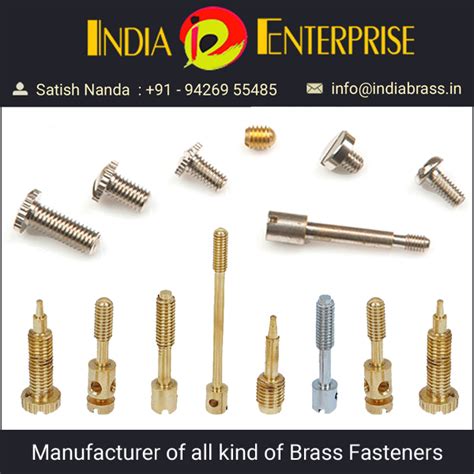 brass fasteners, brass screws, brass nuts, brass bolts, brass washers, brass nuts and bolts ...