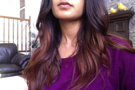 Henna Highlights On Black Hair