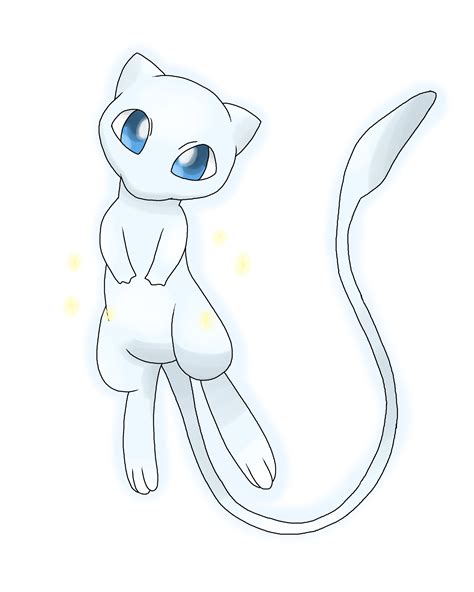 Shiny Mew - Digital Version by Glitchedmew on DeviantArt