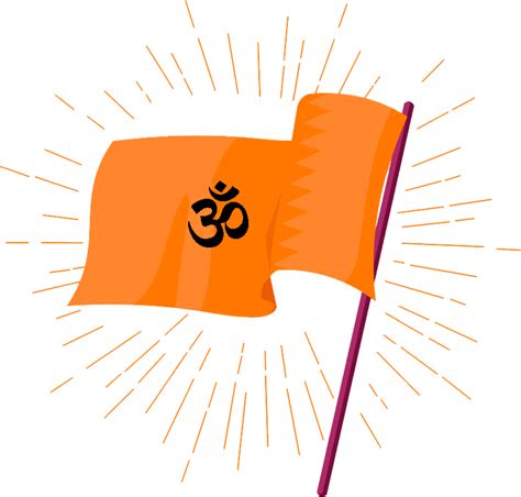 Hindu flag rss logo