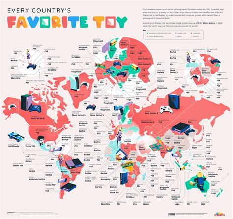 Every Country’s Favorite Toys, Mapped