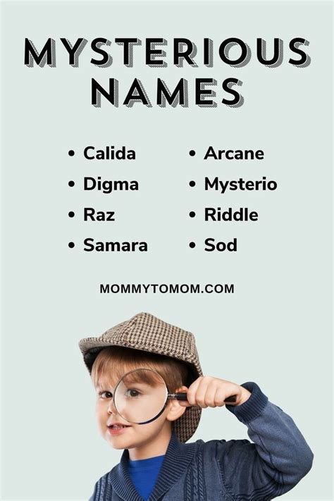 50 Mysterious Names With Backgrounds And Meanings