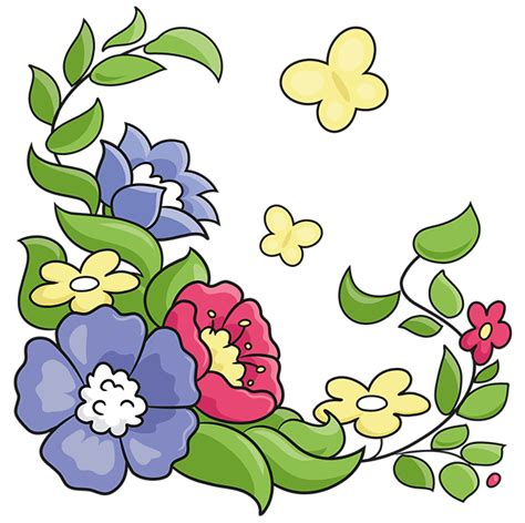 How to Draw a Floral Design - Really Easy Drawing Tutorial