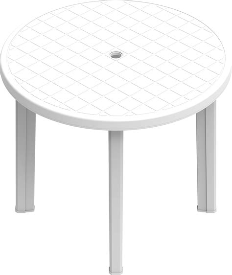 Plastic Outdoor Table Round at Sheldon Deltoro blog