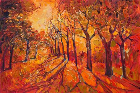 Vibrant Landscape Paintings Use the Color Orange to Capture the Warm Glow of the American West