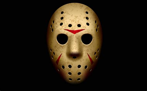 Jason Voorhees Hockey Mask Black Background Friday The 13th Wallpaper - Resolution:1920x1200 ...