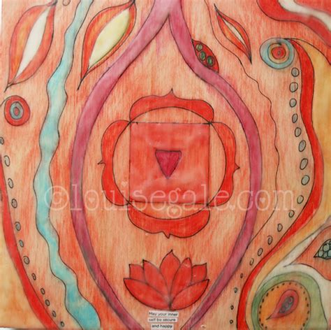 Chakra Color Art | Louise Gale Mixed Media Botanical Mandala Color Artist