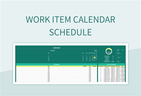 Free Calendar Project Templates For Google Sheets And Microsoft Excel ...