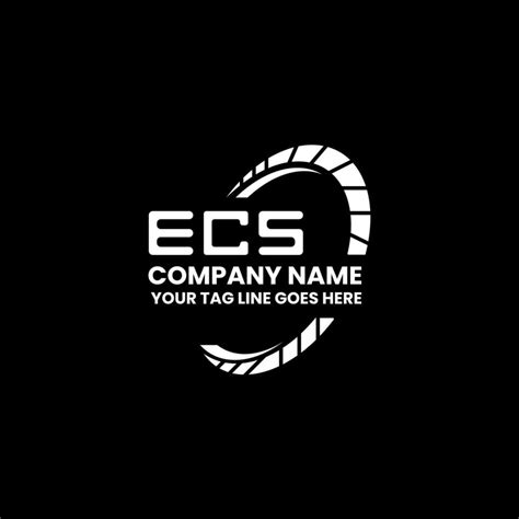 ECS letter logo creative design with vector graphic, ECS simple and ...