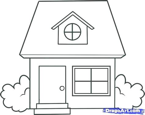 Simple House Drawing For Kids | Free download on ClipArtMag