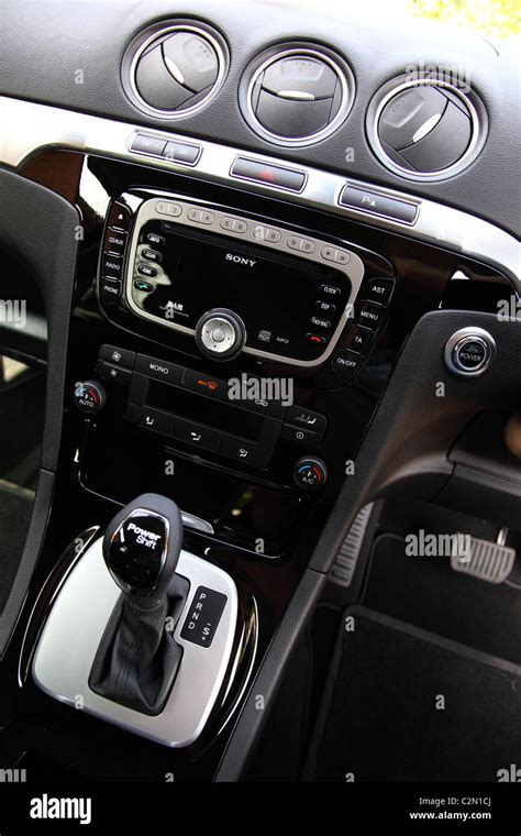 A Ford Galaxy car interior Stock Photo - Alamy