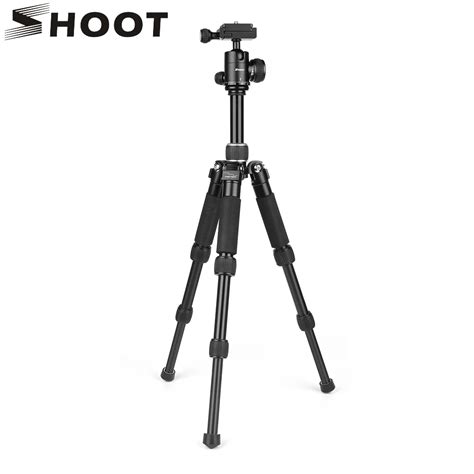 SHOOT Lightweight Mini Camera Tripod Compact Aluminum Desktop Tripod with Ball Head for Canon ...