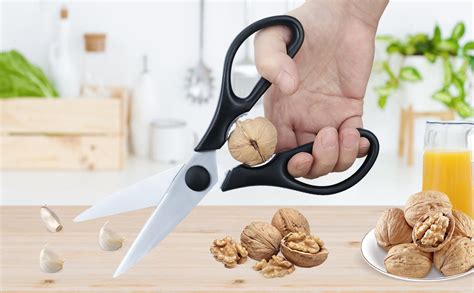 Amazon.com: Zuzulopo Kitchen Scissors,with Magnetic refrigerator Holder Heavy Duty Kitchen ...