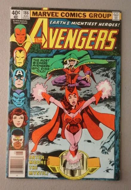 AVENGERS #186 MARVEL SCHARLACHROTE HEXE 1. Auftritt CHTHON WANDAVISION Zeitungskiosk EUR 103,22 ...