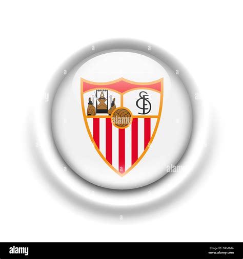 Sevilla FC logo flag symbol icon emblem Stock Photo - Alamy