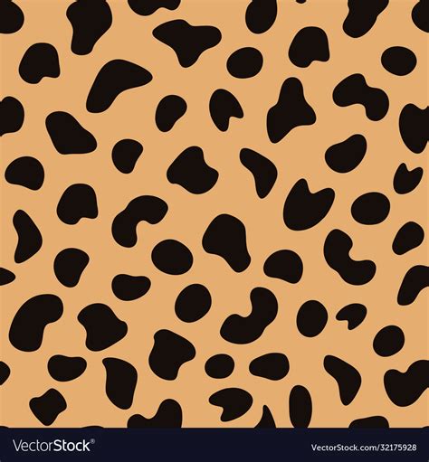 Cheetah skin pattern Royalty Free Vector Image