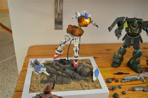 exploding-gundam-diorama | Image