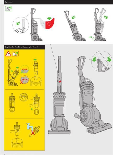 Dyson Cinetic Big Ball Operating Manual 1003162 User