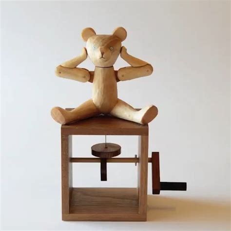 Wonderfully Whimsical Kinetic Wooden Automata That Come Alive With the Simple Turn of a Handle