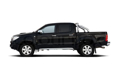 Black pickup truck | Stock image | Colourbox