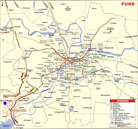 Pune City Map Hd - Brandy Tabbitha