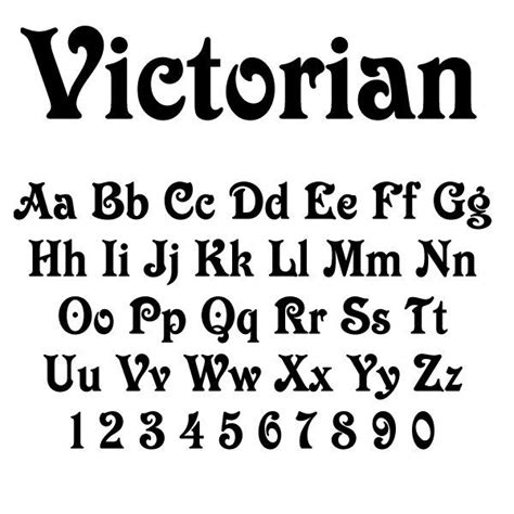 Victorian Fonts Free Download Sure, You May Get A Lot Of Free Victorian ...