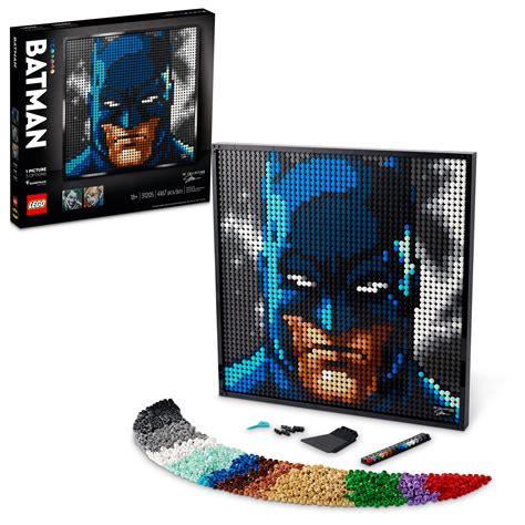 Buy LEGO Art Jim Lee Batman Collection 31205 Building Kit DC Comics Wall Art for Adults (4,167 ...