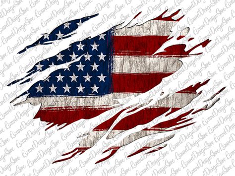 Usa Flag Claw Png File Ripped Design Usa Flag Sublimation - Etsy Australia