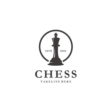 Chess King King Vintage Logo Label Design Ideas 20615489 Vector Art at Vecteezy