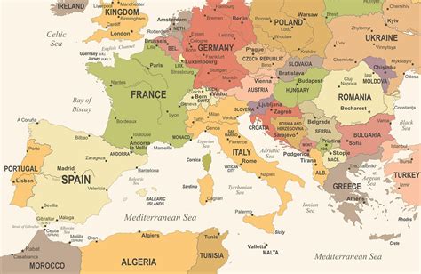 Tina Íncubo sin mapa de europa y sus montañas A tientas Pórtico Combatiente