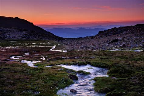 Mountain river.. Sierra Nevada National park. At sunset Photograph by Guido Montanes Castillo ...