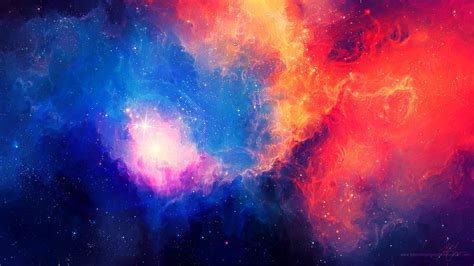 Wallpaper : colorful, digital art, abstract, galaxy, sky, stars, space art, nebula, atmosphere ...