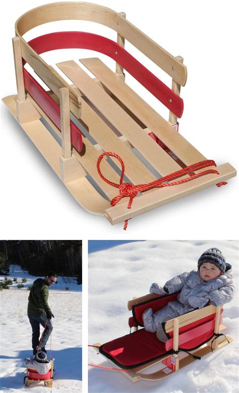 Top 8 Wooden Sleds For Kids Fun In The Snow | Oddblocks