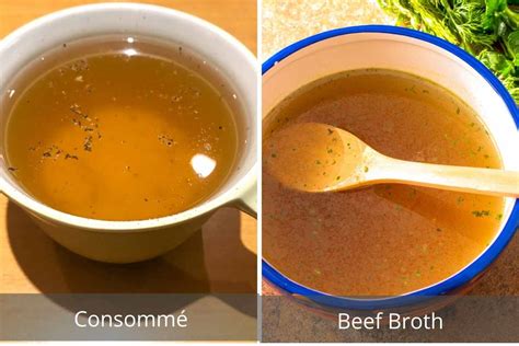 What is Consommé and the Difference Between Beef Consommé and Broth (Differences + Recipes) - A ...