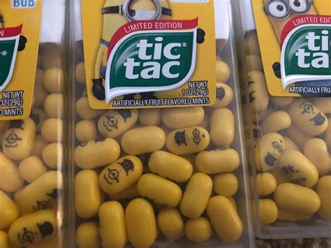 2015 TIC TAC 3 X 29g MINIONS LIMITED EDITION Passion Fruit Bob Stuart Kevin Rare