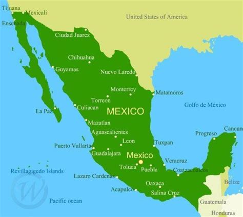 Western Mexico Map