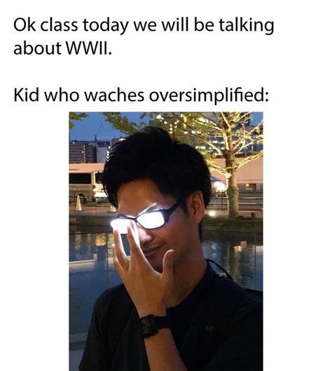 oversimplified | Anime Glasses | Know Your Meme