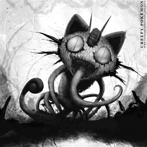 Creepy Pokemon von David Szilagyi | Scary pokemon, Creepy pokemon ...