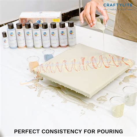 Acrylic Pouring Paint - Neutral Collection - Craftylite - Creativity at its best