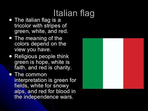 History Of Italian Flag Colors - Design Talk