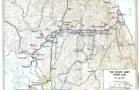 Korean War Dmz Map