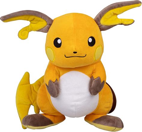 Pokémon Raichu Plush Figure | Official Kawaii Anime Character Plush ...