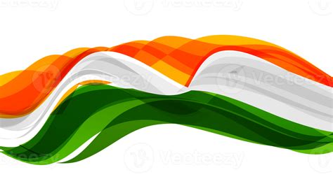 India flowing abstract flag 19775170 PNG