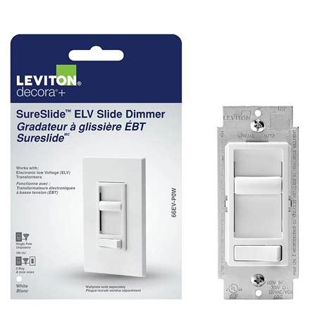 Leviton Decora ELV Slide Dimmer with Preset Switch | The Home Depot Canada